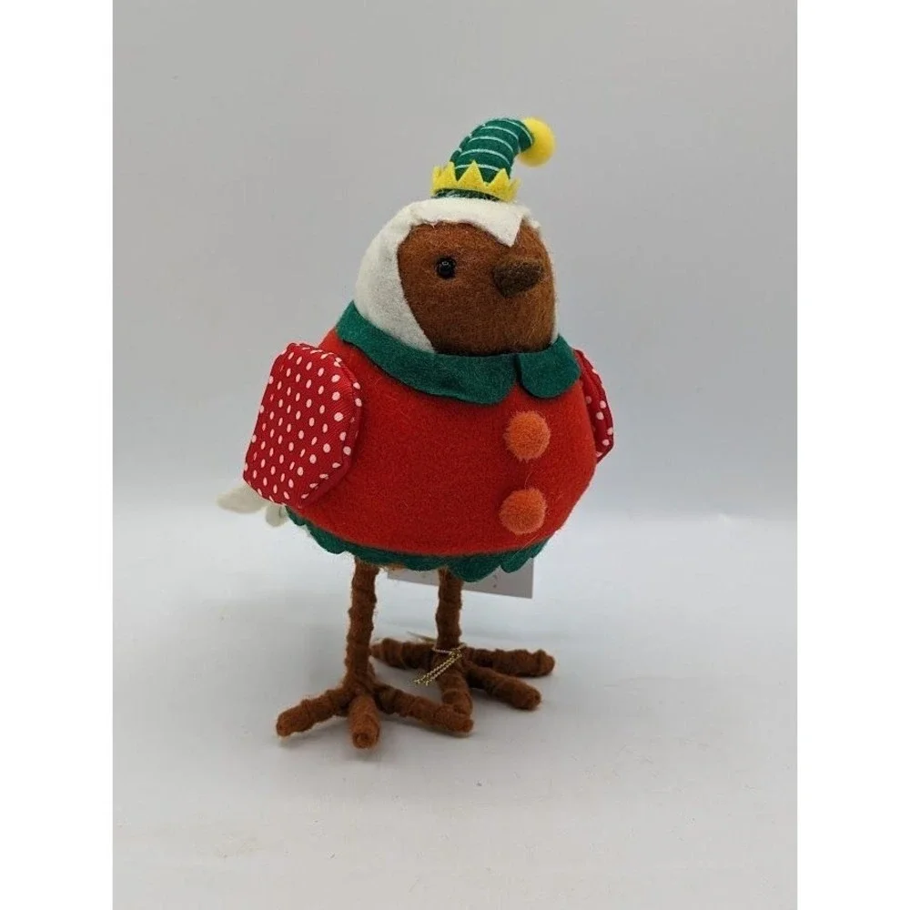 2023 Target Christmas Wondershop Featherly Friend BAUBLE Bird Felt Fabric Winter